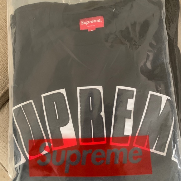 Arc Applique S/S Top Medium Balck - Picture 2 of 3